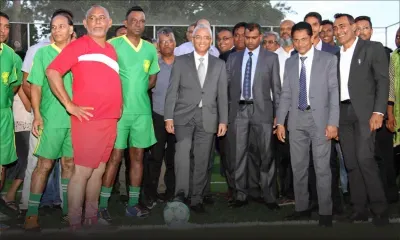 Inauguration d’un complexe sportif : le PM exhorte la population à faire du sport