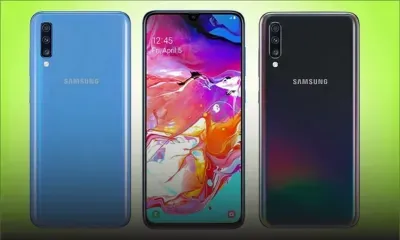Smartphone : le Galaxy A70 disponible à Maurice