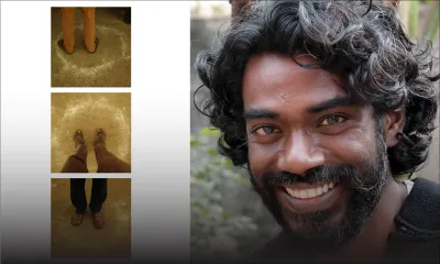 Coincé en Inde, l'artiste mauricien Arvin Ombika participe au Soda Social Distancing Festival