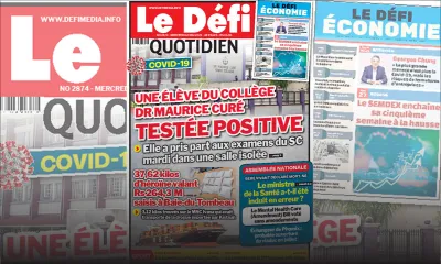 Voici la Une du Défi Quotidien de ce mercredi 12 mai 2021