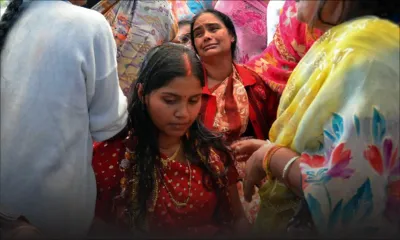 À Lallmatie: les adieux de Lovena aux deux hommes de sa vie