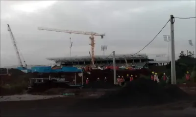 Drame sur le chantier sportif du complexe de Côte d’Or : un cadre irlandais meurt écrasé sous un poids lourd 