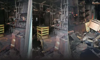 Incendie au Caudan : premières images de l’ampleur des dégâts 