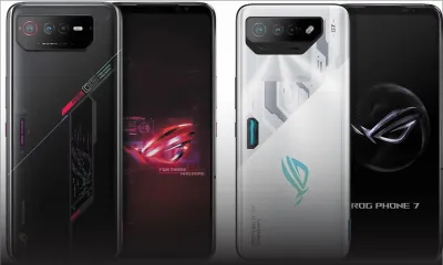Asus ROG Phone 7 et 6 : performances de gaming élevées