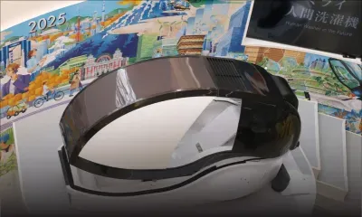 Japon : la machine à laver pour humains, attraction de l'Expo 2025, arrive sur le marché