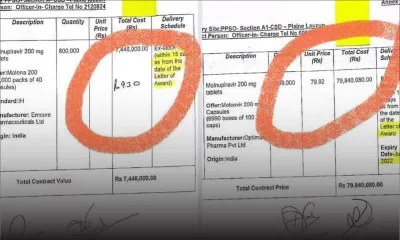 Traitement de la COVID-19 : 999 000 comprimés de Molnupiravir achetés à un seul fournisseur 