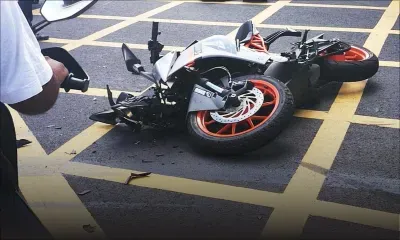 Bell-Village: Un blessé dans l'accident entre une moto et une voiture