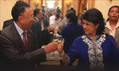 Journée chargée samedi: le Président malgache loue les efforts du secteur privé