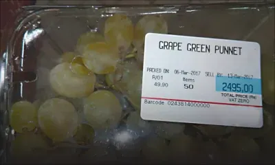 Combien coûtent les raisins ?