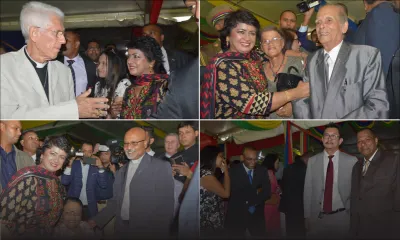 Une bonne assistance à la Garden Party au Réduit