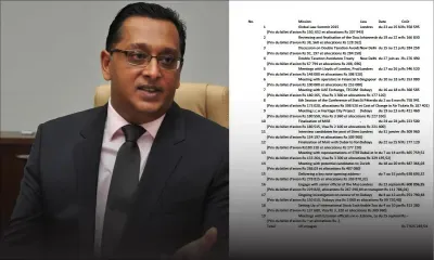 Missions ayant coûté Rs 8 M : détails sur les 19 voyages de Roshi Bhadain