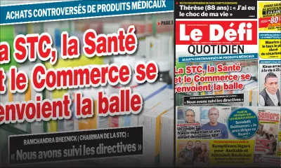 Voici la Une du Defi Quotidien de ce lundi 13 juillet 2020