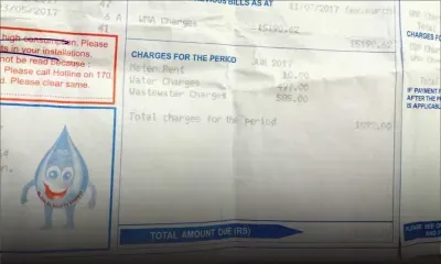 Fourniture d’eau : la facture du retraité passe de Rs 110 à Rs 1 092