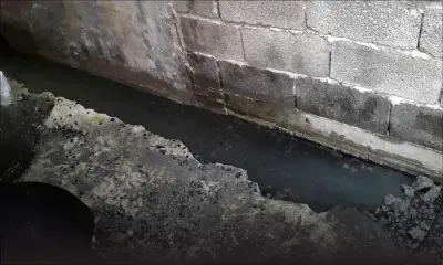 Canal Bathurst, Terre-Rouge : accumulation d’eau qui vient d’une source inconnue