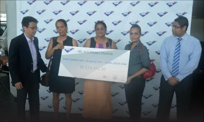 Philanthropie : ABC Automobile remet Rs 333 000 à trois associations