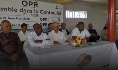 Rodrigues : Buisson Léopold et Francisco François seront les deux candidats de l’OPR