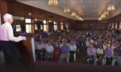 Bérenger : «Zorro li pena la fors ek kouraz pou al tousel dan eleksion. Li oblize al rod coup de main anba coq la»