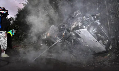 [Vidéo] Midlands: une voiture ravagée par les flammes