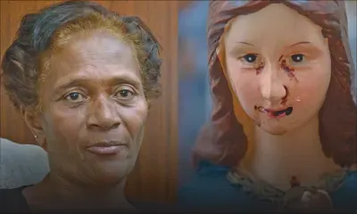 Une statuette de la vierge Marie avec des «larmes de sang» - Marie-Françoise : «C’est le deuxième miracle qui se produit dans ma vie»