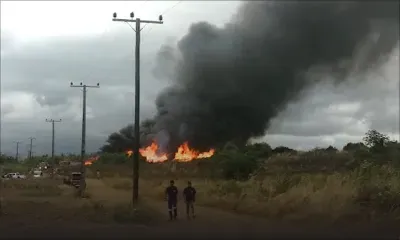 Goodlands : des pylônes électriques se trouvant dans un entrepôt prennent feu