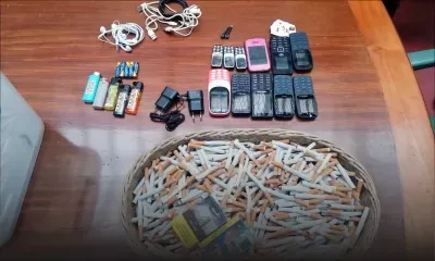 À la prison de Melrose : 1 030 cigarettes et 11 téléphones portables retrouvés dans des bouteilles