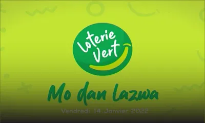 Loterie Vert : tirage de ce vendredi 14 janvier 2022