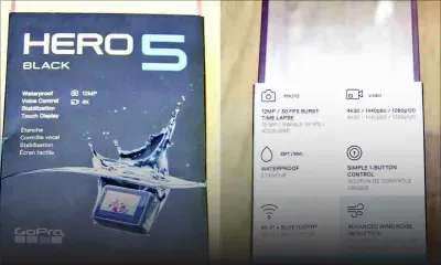 Pas couverte par une garantie : une caméra ‘waterproof’ prend l’eau