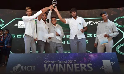Concours du Groupe MCB : les gagnants du Science Quest 2017 connus