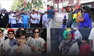 [En images] JIOI : la flamme des jeux poursuit son parcours dans la liesse populaire