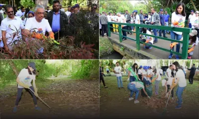 [En images] Moris nou zoli pei : le PM participe à la campagne de nettoyage au jardin botanique SSR