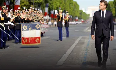 Coup d'envoi du défilé militaire du 14-Juillet à Paris, en pleine guerre en Ukraine