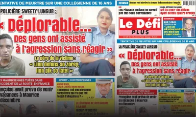 Voici la Une du Défi Plus de ce samedi 14 Août 2021