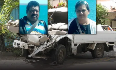 Accident mortel sur la route de Rivière-Noire : le couple Sookhoo uni dans la mort
