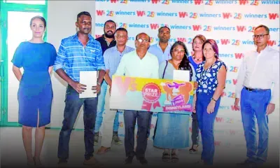 Remise de prix dans le cadre du 25e anniversaire de Winner’s : Sunil Bujun s’envole pour Paris