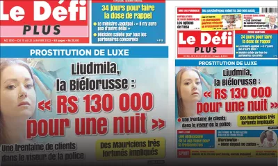 Voici la une du Défi Plus de ce samedi 15 janvier 2022