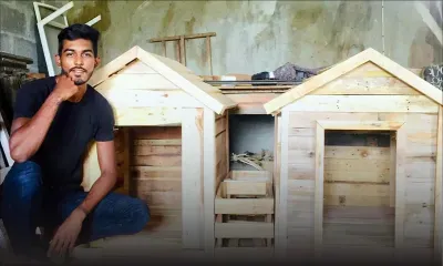 Entrepreneuriat - Menuiserie : Nirvesh Beesony, la créativité au bout des bois