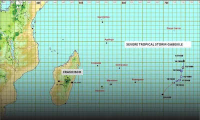 Tempête Gabekilé : voici la trajectoire prévue par la station de Vacoas