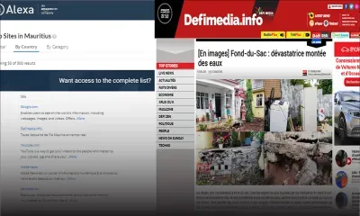 Site d’information : www.defimedia.info reste le site Web local le plus visité à Maurice