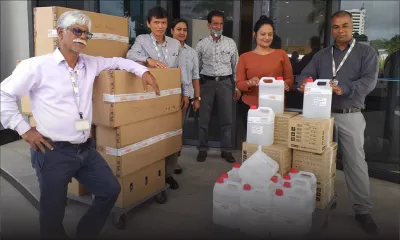 Covid-19 : ENL offre des équipements de protection au personnel médical 