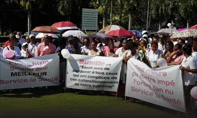 [Vidéo] Marche pacifique à Beau-Bassin pour réclamer un meilleur service de santé publique