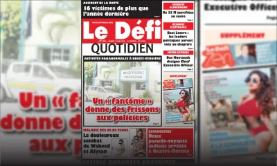 Voici la Une du Defi Quotidien de ce mardi 15 mai 2018