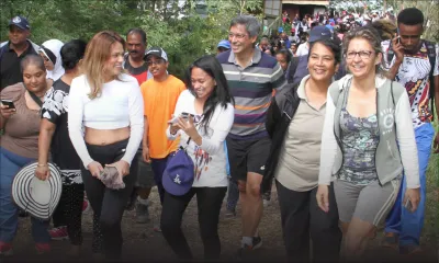 Montagne du Morne: grosse mobilisation pour une randonnée