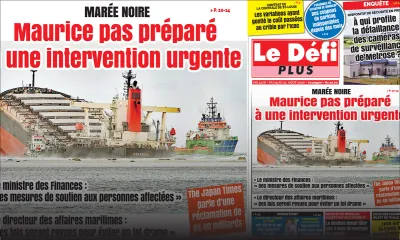 Voici la Une du Defi Plus de ce samedi 15 août 2020