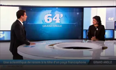 Ameenah Gurib-Fakim parle de l’importance de la biotechnologie à la télévision française