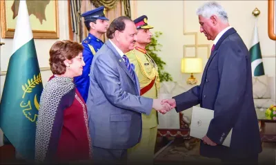 H.E Rashid Sobadar presented his credentials to the President of Pakistan 