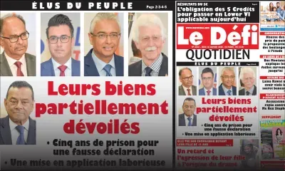 Voici la Une du Défi Quotidien de ce jeudi 16 janvier 2020