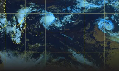 Météo : à 1 140 km de Maurice, la perturbation tropicale intensifiée en dépression tropicale