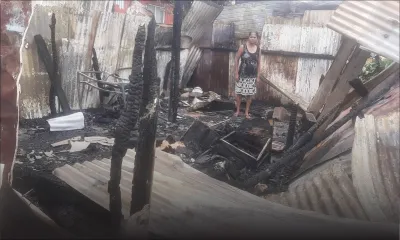 Leur maison ayant été ravagée par un incendie : une mère et sa fille lancent un appel à l’aide