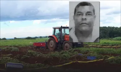 Dans un champ : un agriculteur déchiqueté par une moissonneuse