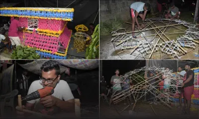 Maha Shivaratri : les dévots se mettent à pied d’œuvre pour la construction du «kanwar»